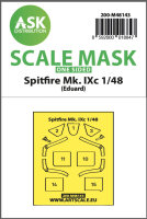 Spitfire Mk.IXc one-sided express fit mask for Eduard