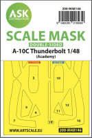 A-10C Thunderbolt double-sided express fit mask for Academy