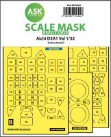Aichi D3A1 Val double-sided express self adhesive mask...