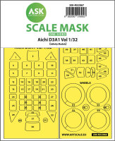 Aichi D3A1 Val one-sided express self adhesive mask for...