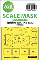Spitfire Mk.IXc double-sided fit mask for Revell