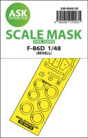 F-86D one-sided express fit mask for Revell