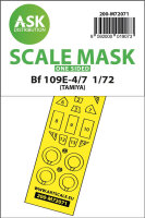 Bf 109E-4/7 one-sided express fit mask for Tamiya