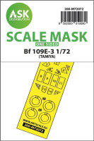 Bf 109E-3 one-sided express fit mask for Tamiya