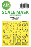 F-14B double-sided express fit mask for Academy
