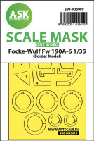 Fw 190A-6 one-sided painting mask for Border Model
