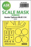 Hawker Typhoon Mk.IB one-sided express masks for Airfix