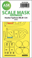 Hawker Typhoon Mk.IB double-sided express masks for Airfix