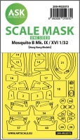 Mosquito B Mk.IX/XVI one-sided fit mask for HK Models