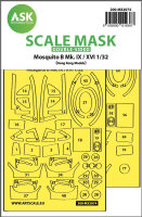 Mosquito B Mk.IX/XVI double-sided fit mask for HK Models