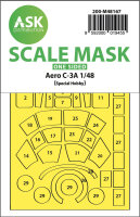 Aero C-3A one-sided express fit  mask for Special Hobby