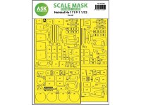 Heinkel He 111P-1 double-sided express fit mask for Revell