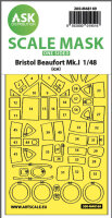 Bristol Beaufort Mk.I  one-sided express fit mask for ICM
