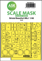 Bristol Beaufort Mk.I  double-sided express fit mask for ICM