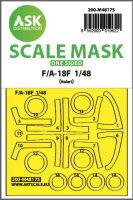 F/A-18F one-sided express fit mask for Italeri