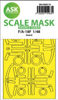 F/A-18F double-sided express fit mask for Italeri