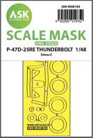 P-47D-25RE Thunderbolt  one-sided express fit mask for...