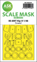 Mil Mi-8MT one-sided express fit mask for Trumpeter