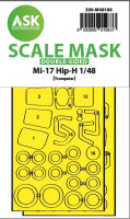 Mil Mi-17 Hip-H double-sided express fit mask for Trumpeter
