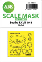 Seafire F.XVII one-sided fit and self adhesive express...