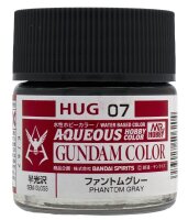 Mr Hobby -Gunze AQUEOUS GUNDAM COLOR (10ml) PHANTOM GRAY