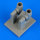 P-38 Lightning air intakes for HASEGAWA