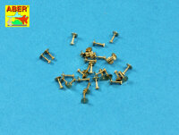 Turned Hexagonal bolts (1,34x2,60mm) x 30 pcs.