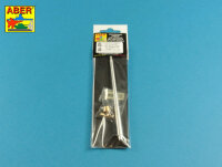10,5cm KwK L/70 barrel with double baffle muzzle brake...