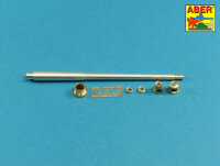 10,5cm KwK L/70 barrel with double baffle muzzle brake...