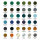 WARGAME PAINT IT ALL BOX 108 COLORS 3GEN