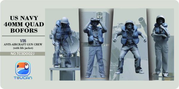 ANTI-AIRCRAET GUN CREW (with life jacket)