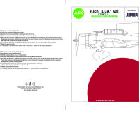 Aichi D3A1 VAL - STENCILS - Imperial Japanese Army Air...