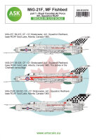 MiG-21F, MF Fishbed / CF-121 Redhawk program - Royal...