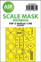 F6F-5 Hellcat double-sided express fit mask for Eduard