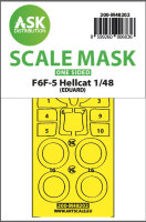 F6F-5 Hellcat one-sided express fit mask for Eduard