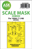 Fw 190A-7 one-sided express fit mask for Eduard