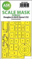 A-20J/K Havoc - one-sided express mask for HK Models