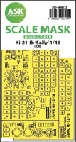 Ki-21-Ib Sally double-sided express fit mask for ICM