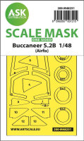 Buccaneer S.2B one-sided express fit mask for Airfix