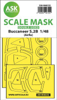 Buccaneer S.2B double-sided express fit mask for Airfix