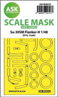 Su-30SM Flanker-H one-sided express fit mask for Kitty Hawk