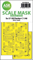 Su-27UB Flanker-C double-sided express fit mask for Kitty...