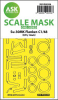 Su-30MK Flanker-C one-sided express fit mask for Kitty Hawk