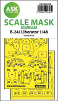 B-24J Liberator one-sided express fit mask for Hobby Boss