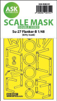 Su-27 Flanker-B double-sided express fit mask for Kitty Hawk