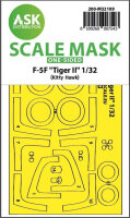 F-5F Tiger II one-sided express fit mask for Kitty Hawk