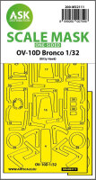 OV-10D Bronco one-sided express fit mask for Kitty Hawk