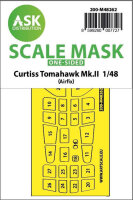 Curtiss Tomahawk Mk.II  one-sided express fit mask for...
