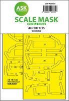 AH-1W double-sided express fit painting mask for Academy