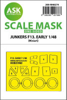 Junkers F 13 early production one-sided express fit mask...
